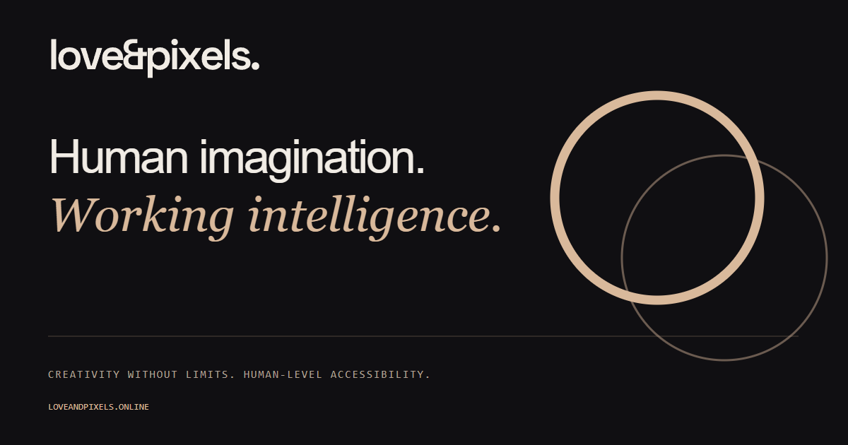Creative web design, software & practical AI | Love & Pixels